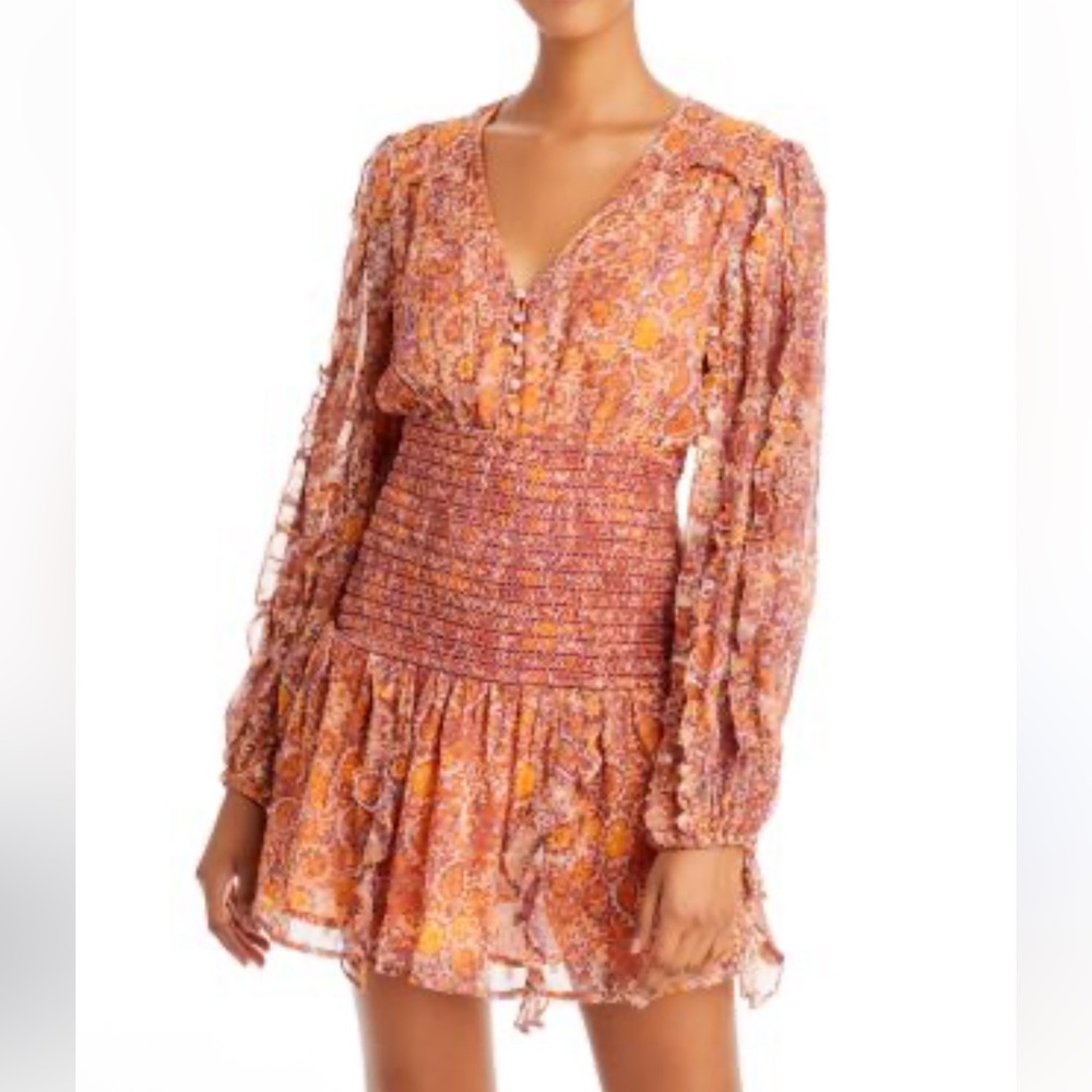 Rococo Sand Lar Bronze Mini Dress NWOT